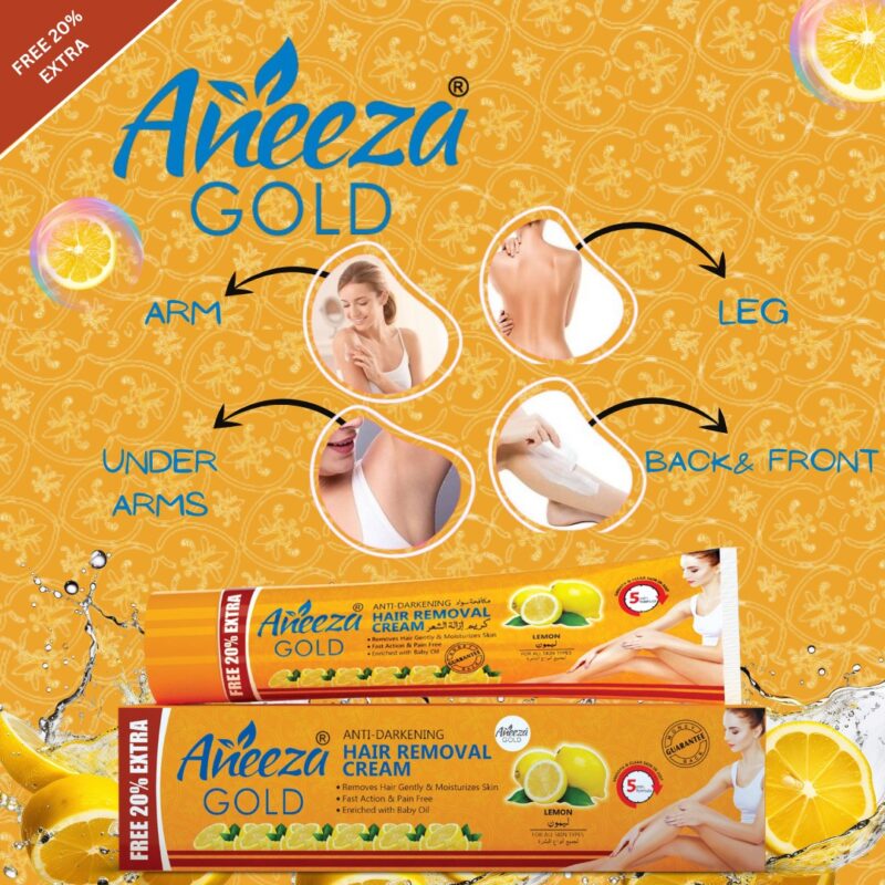 Aneeza Gold Hair Remover Lemon - Image 3