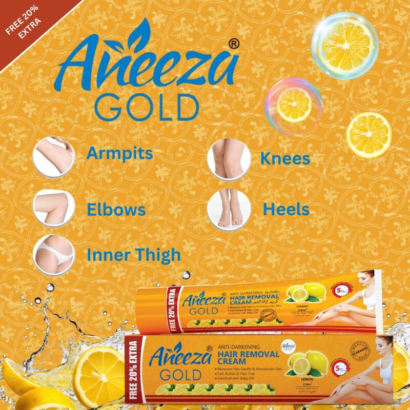 Aneeza Gold Hair Remover Lemon - Image 2