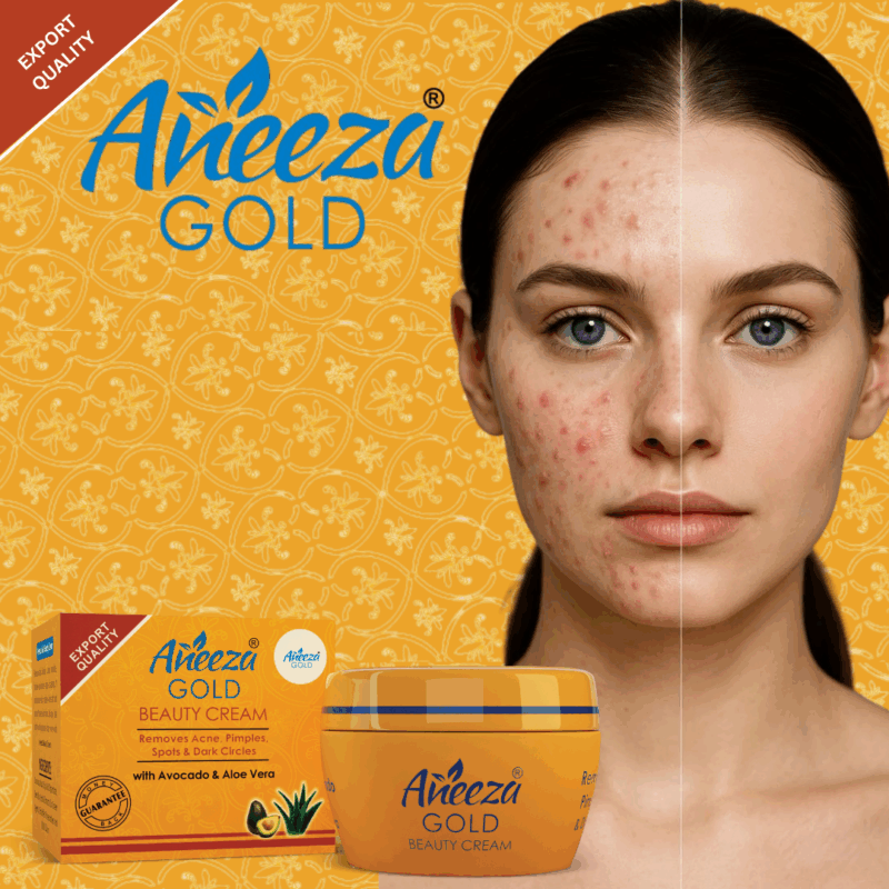 Aneeza Gold Cream Jar - Image 5