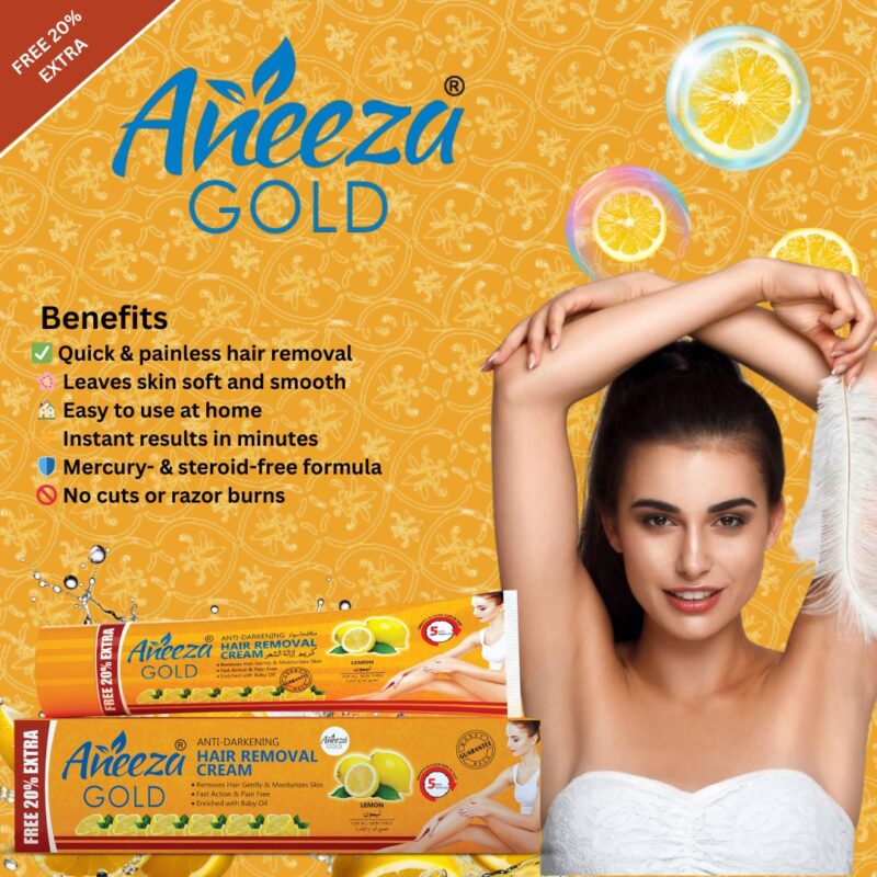 Aneeza Gold Hair Remover Lemon - Image 4
