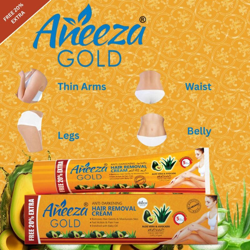 Aneeza Gold Hair Remover Papaya - Image 5