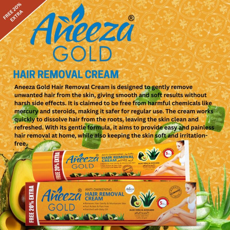 Aneeza Gold Hair Remover Papaya - Image 2